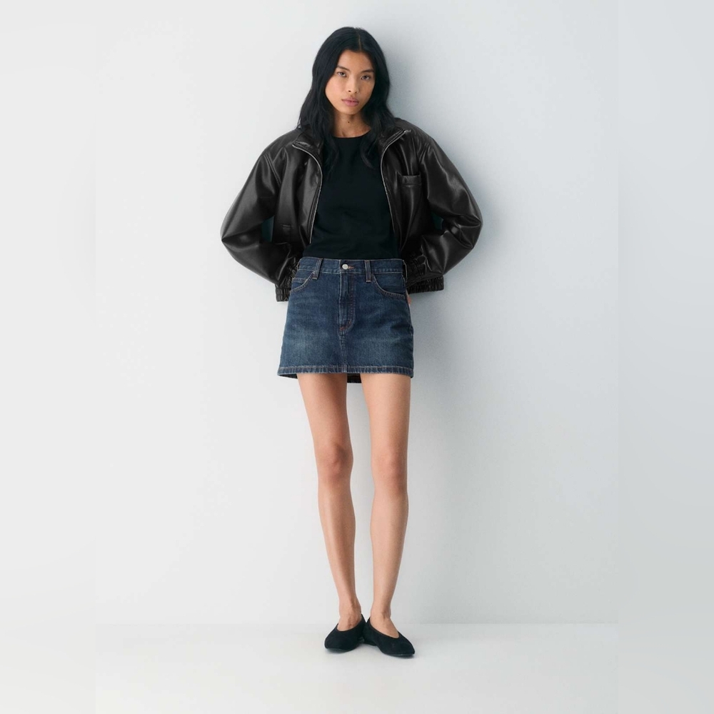 Aritzia Denim Forum The '90s‎ Ricci Midrise Heavyweight Denim Skirt